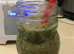 Una foto de Batido de Aloe-Espinacas-Grosellas (smoothie)