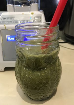 Una foto de Batido de Aloe-Espinacas-Grosellas (smoothie)
