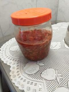 Una foto de Salsa criolla 😋