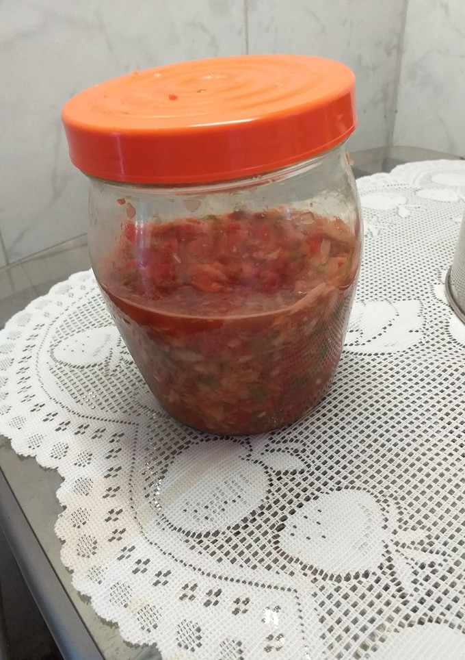 Una foto de Salsa criolla 😋
