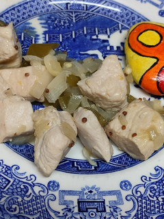 Una foto de Pechuga de pavo con miel y mostaza