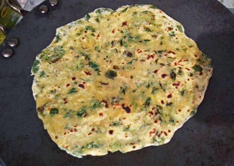 Step-by-Step Guide to Prepare Super Quick Homemade Methi leaves paratha