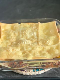 Una foto de 🇮🇹Lasagna tradicional🇮🇹