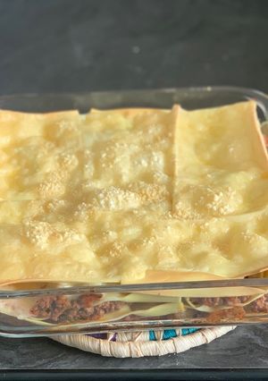 Una foto de 🇮🇹Lasagna tradicional🇮🇹