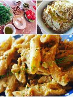 Foto di Pennette integr. con pesto vegan - mandorle, pomodorini e rucola