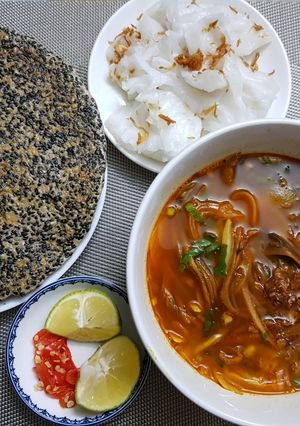 Hình của món Xúp lươn Nghệ An.