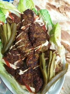 عکسی از دستور کتلت بدون دست سعیده سرآشپز😋