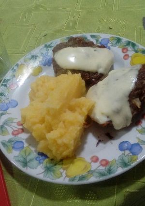 Una foto de Hamburguesas caseras!!
