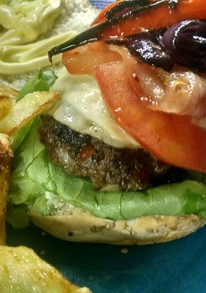 Una foto de Hamburguesas caseras