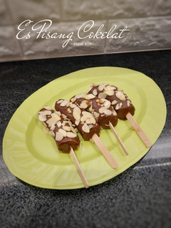 Foto resep Es Pisang Cokelat