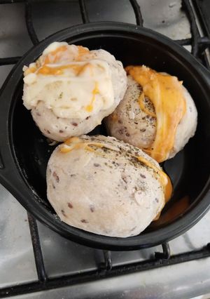 Una foto de Pancitos de leche rellenos
