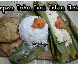 Fresh, Membuat Pepes Tahu Teri Telur Asin Enak Sederhana