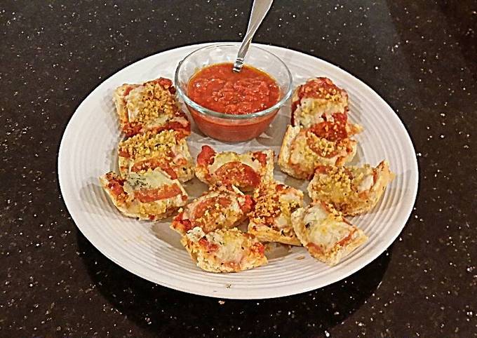 Recipe of Quick French Bread Pizza Crunch Bites