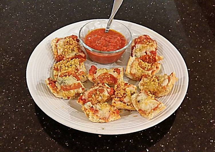 Easiest Way to Make Super Quick Homemade French Bread Pizza Crunch Bites