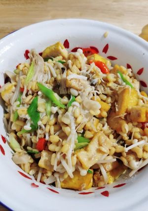 Foto resep 21. Oseng Toge Tahu Enoki