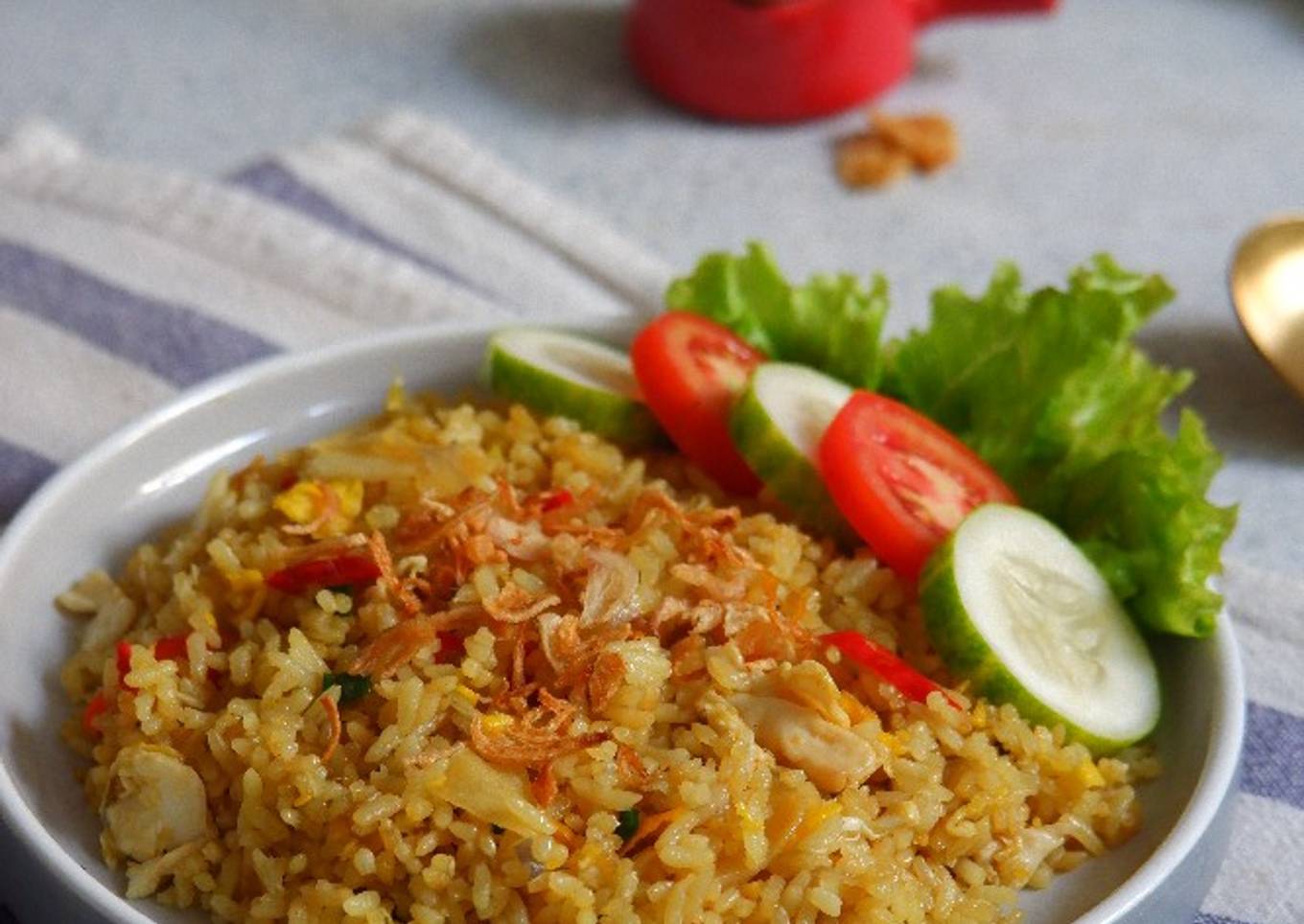 Nasi Goreng Kuning Bumbu Iris