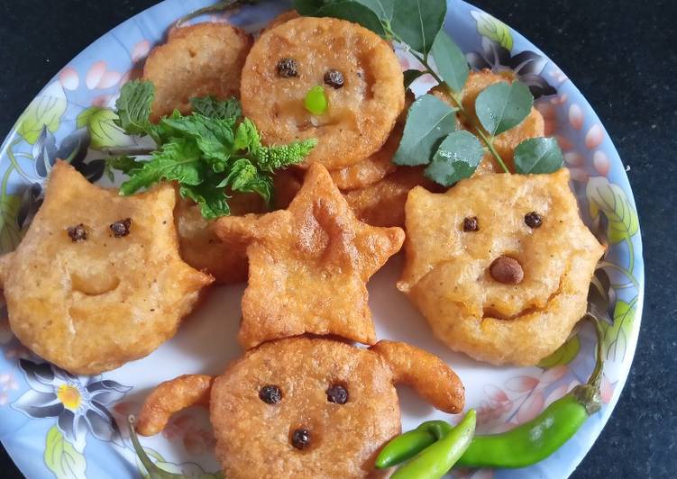 Recipe of Quick Potato Smileys (Kids Favourite Evening Snacks)