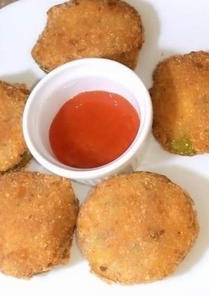 A picture of Capsicum potato patties.