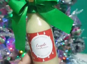 Una foto de Ponche coquito Puertorriqueño