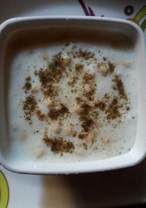 A picture of Boondi raita.