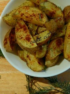 Foto resep Potato wedges with sweet paprika