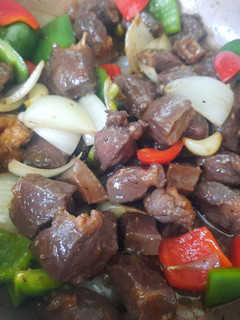 Hình của món Bò lúc lắc.