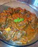 Costilla de res al coco