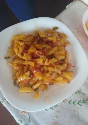A picture of Chips masala.