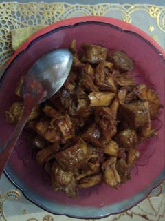 Foto resep Suwar suwir dada ayam dan tempura kecap pedas manis simple 🙂✌