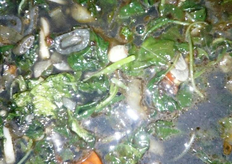 Bayam tumis pedas dan simple