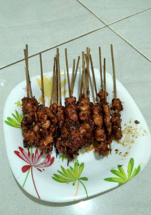Foto resep Sate ayam simple
