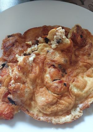 Φωτογραφία της συνταγής Ομελέτα με κοτόπουλο και φέτα