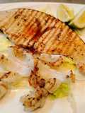 Pesce Spada con Seppie Arrostite