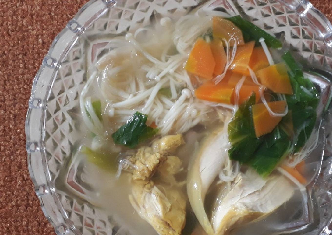 Sup Ayam Enoki