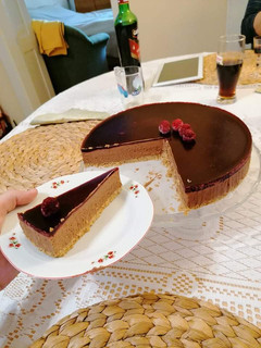 Csokis mascarponés málna torta!🍰 recept fotója