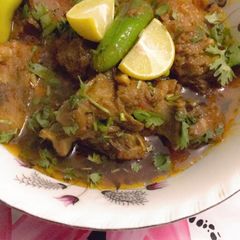 A picture of Mutton karhai.