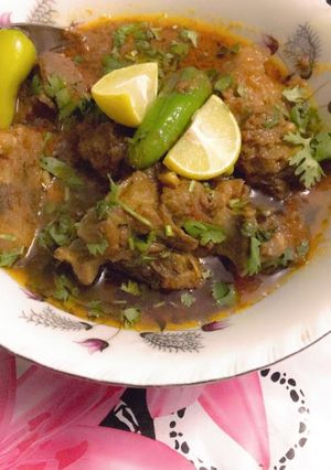 A picture of Mutton karhai.