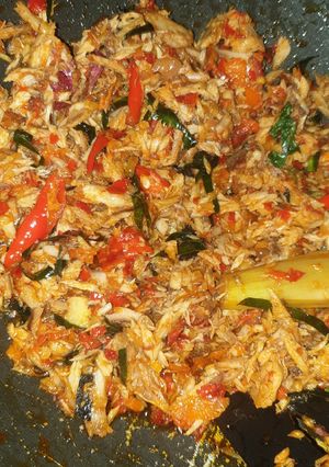 Foto resep Cakalang suwir pedas kecombrang