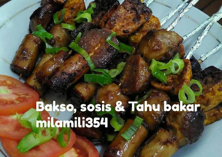 Resep Bakso, sosis n Tahu bakar (recook) yang mudah