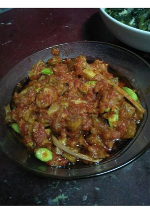 Foto resep Kerupuk kulit pete balado