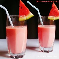 A picture of Watermelon Smoothie - Healthy and Delicious.