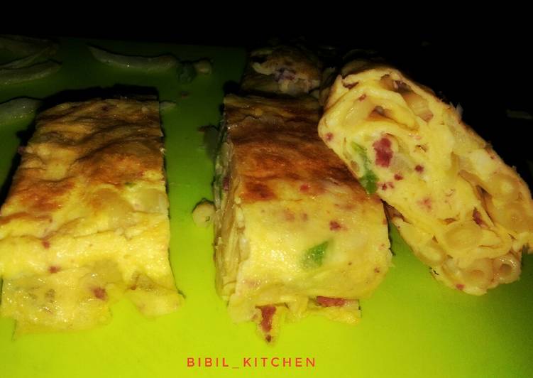 Telur dadar gulung ala korea