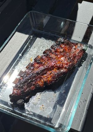 Una foto de Costillar de cerdo Barbacoa