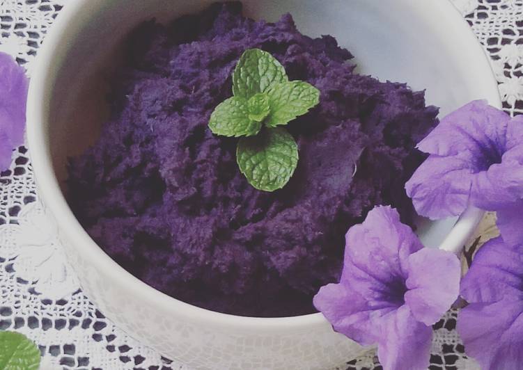 Isian ubi ungu untuk roti