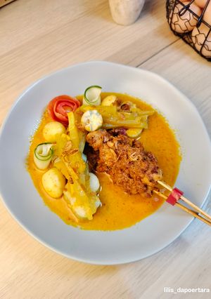 Foto resep Sate Ayam Banjar & Lontong Sayur