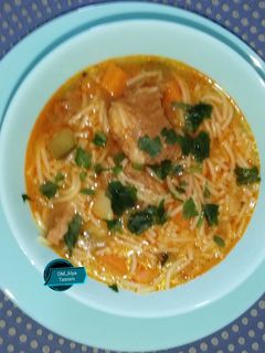 صورة لوصفة شوربة فرميسال 🍲 باللحم والخضر