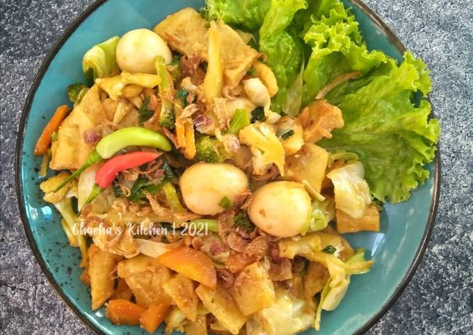 Langkah Mudah untuk Menyiapkan Cap Jay Goreng (Bumbu Dasar Putih) yang Lezat Sekali