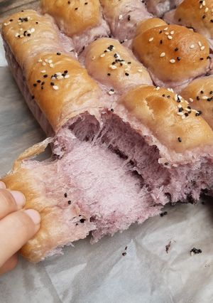 Foto resep Roti sobek ubi ungu