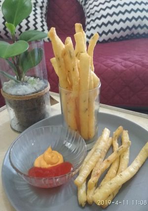 Foto resep Kentang keju goreng