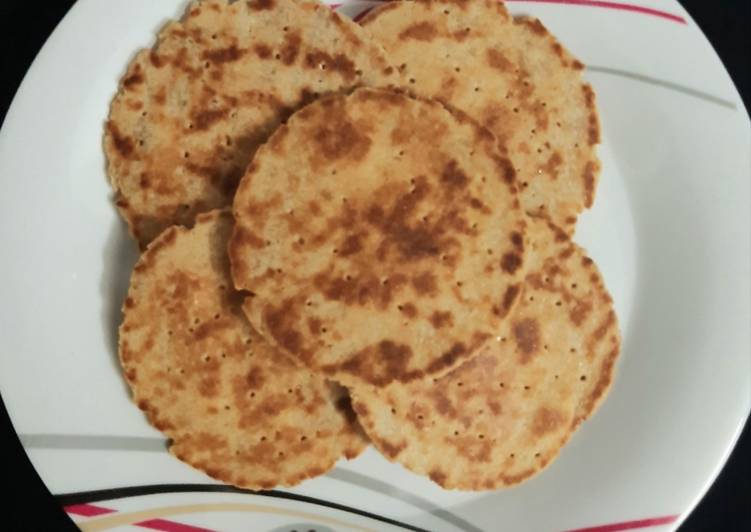 Recipe of Blends Crispy sweet bhakhri
